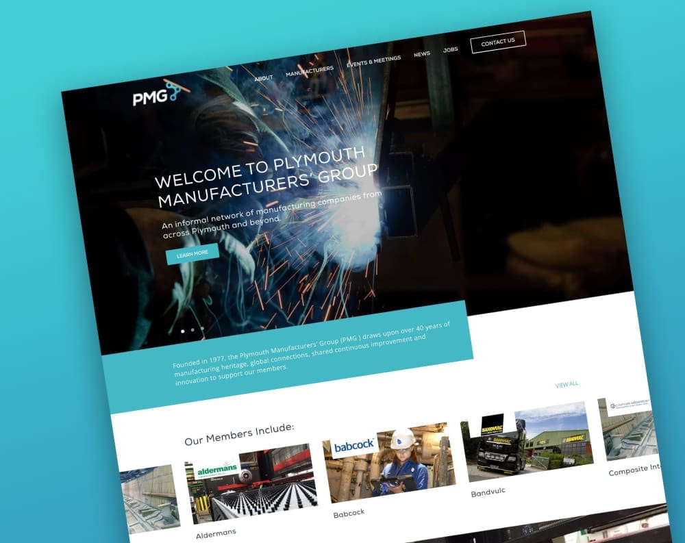 PMG homepage banner